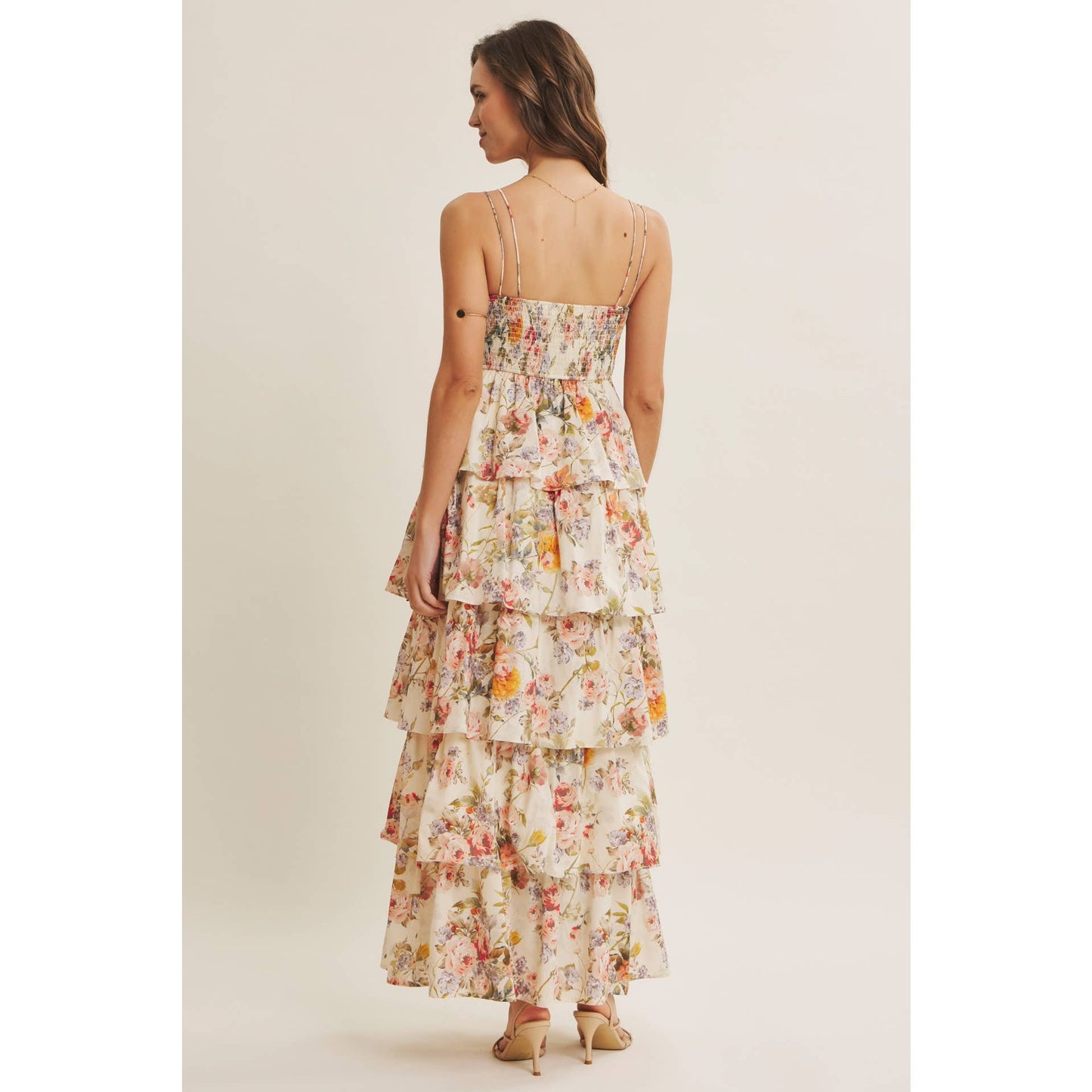 CALL FOR ROMANCE FLORAL MAXI DRESS