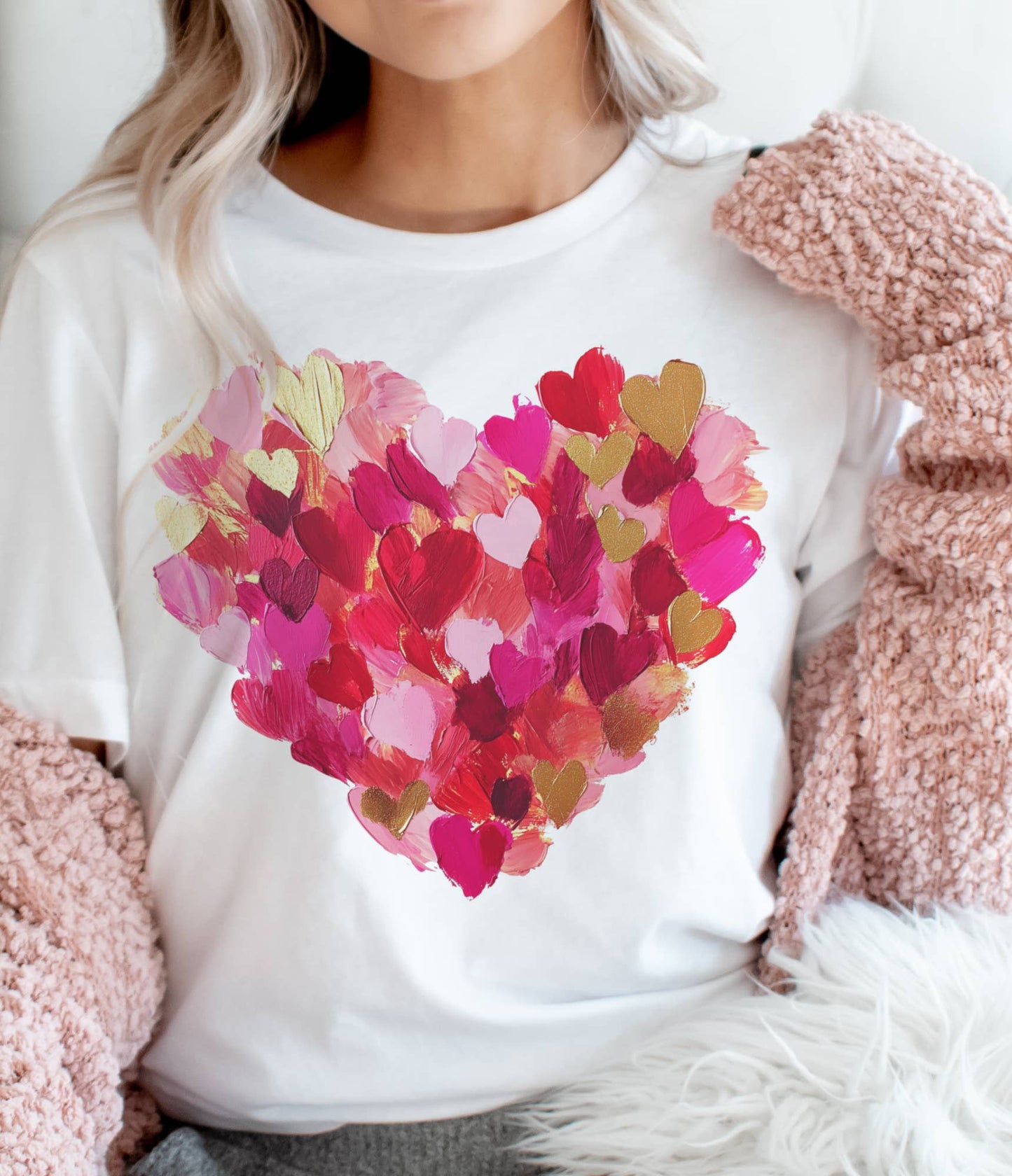 Heart Watercolor Graphic Tee