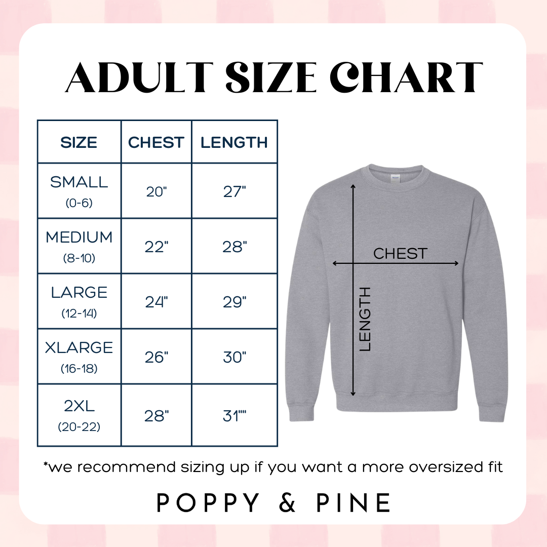 Poppy & Pine - Cocktails & Country Clubs Sweatshirt