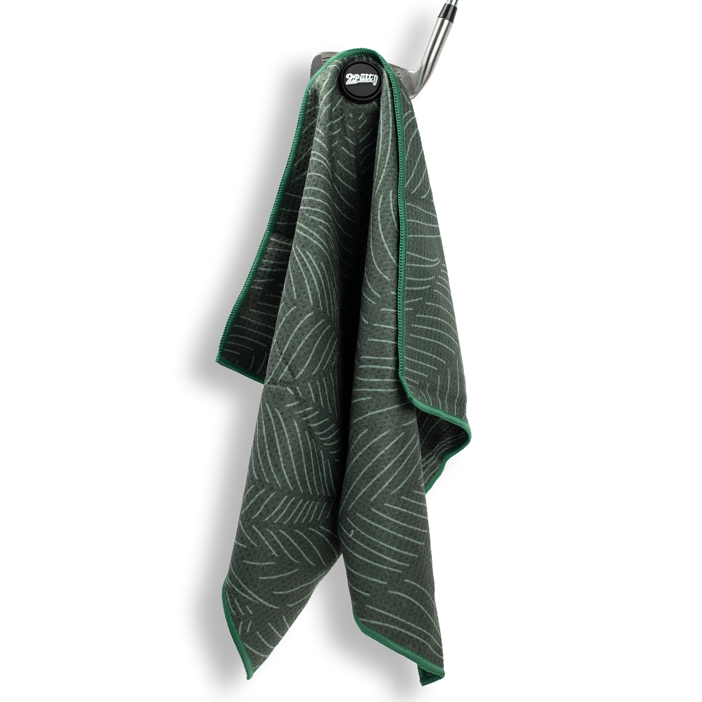 2Putt - Bermuda Leaf Magnet Golf Towel