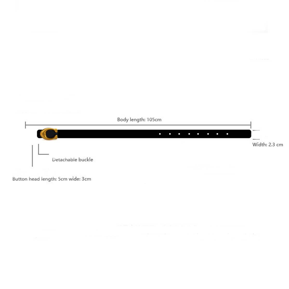 ACCITY - WOMEN FASHION RETRO U-BUCKLE BELT_CWABE0136