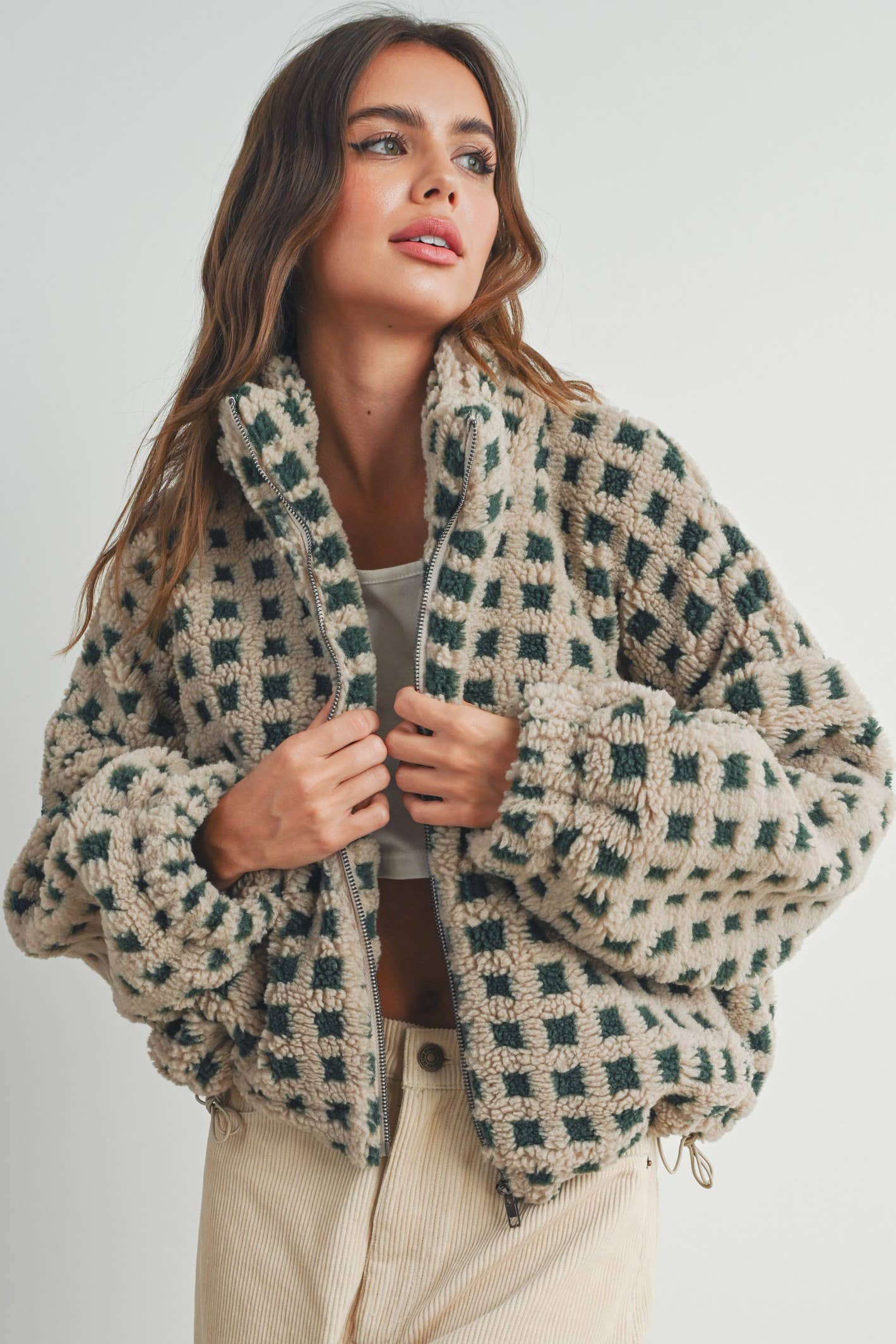 BUTTERMELON - Fuzzy Sherpa Jacket - BMJ7254