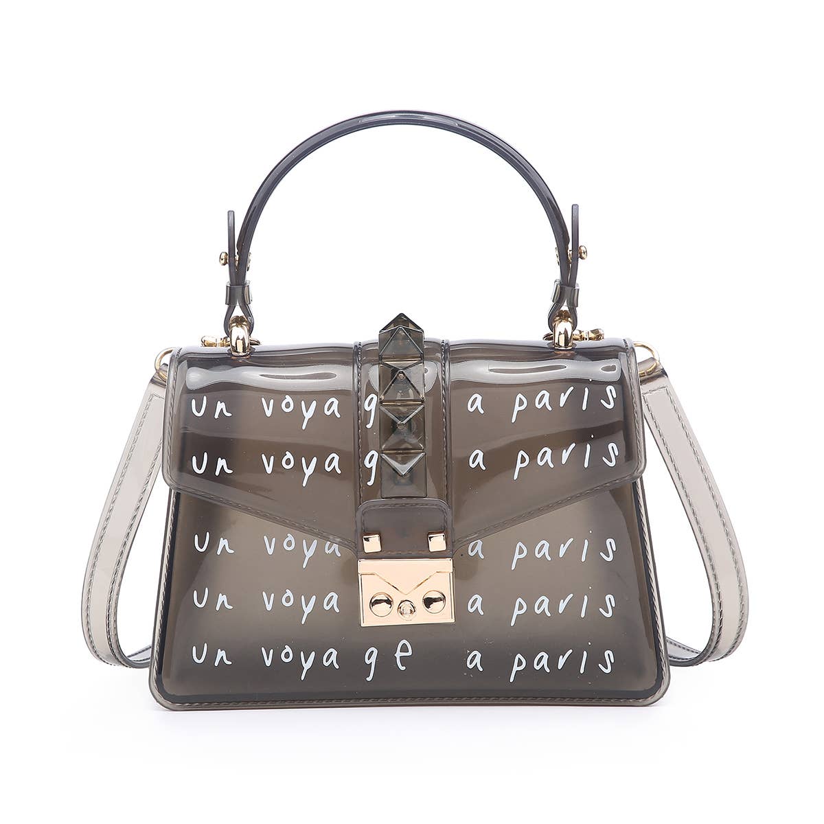 Jen & Co. - PP2037 Translucent Satchel/Crossbody