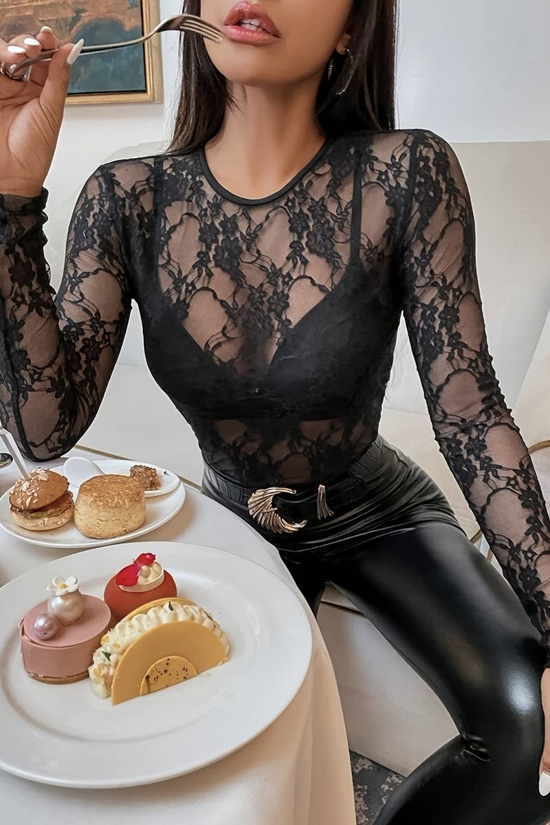 NINEXIS LACE LONG SLEEVE