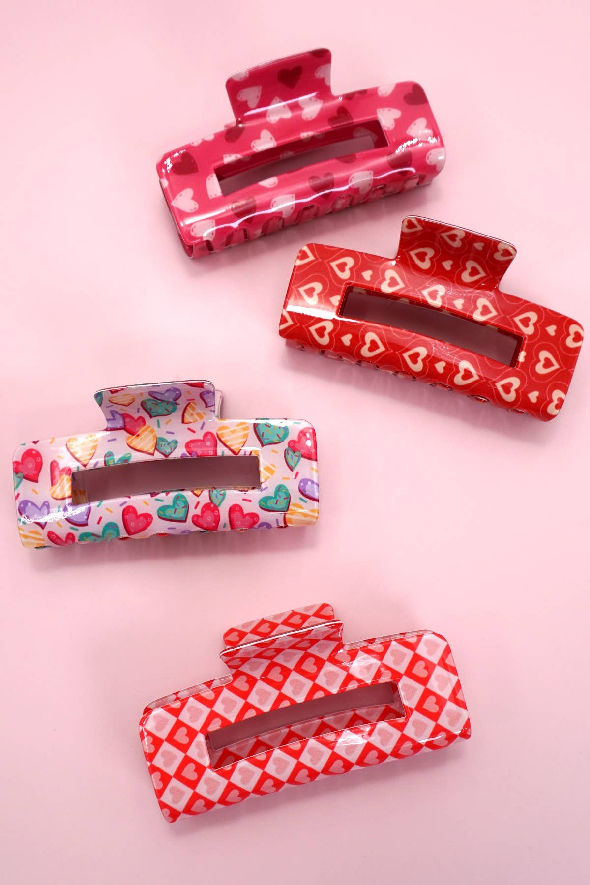 Valentine's Claw Clips