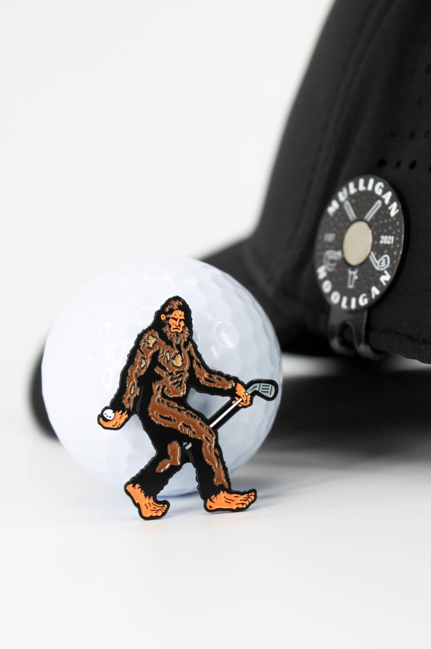 Big Foot Golf Ball Marker + Magnetic Hat Clip