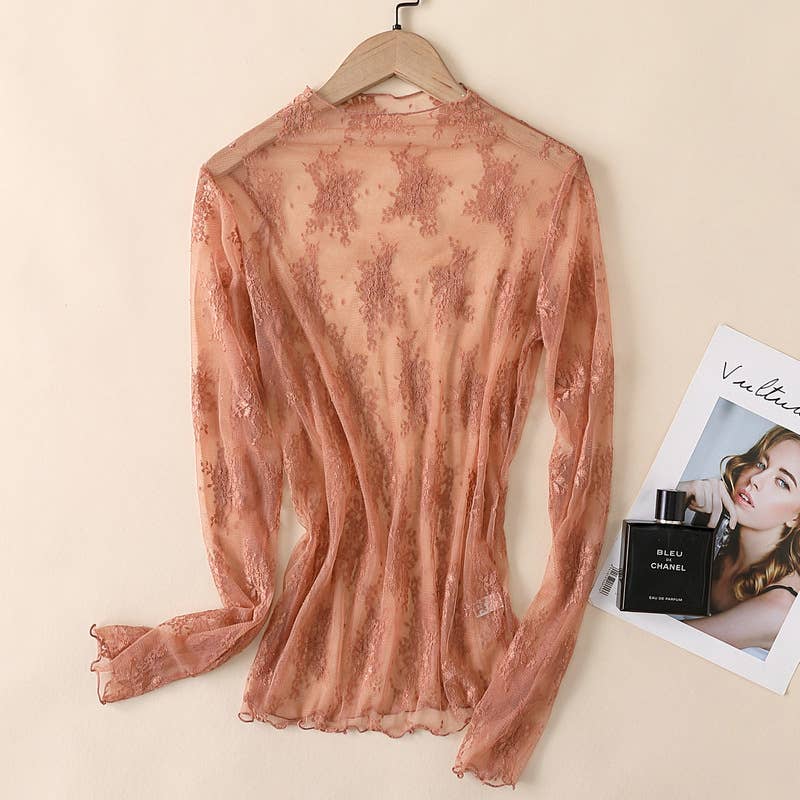 Hope & Sunshine - Lace Mesh Top