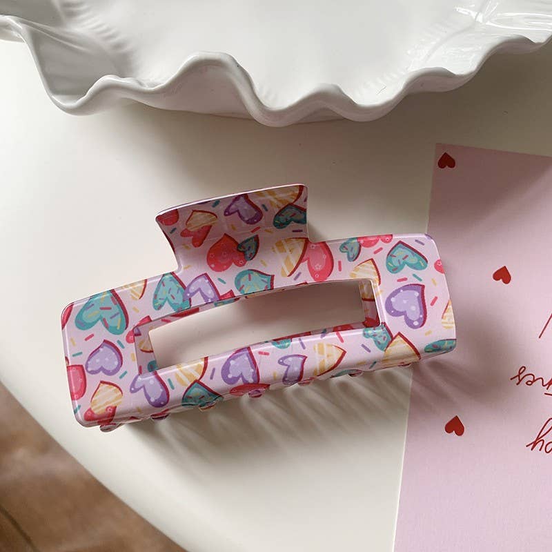 Valentine's Claw Clips