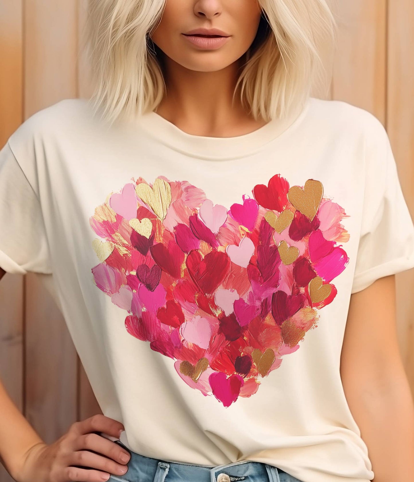 Heart Watercolor Graphic Tee