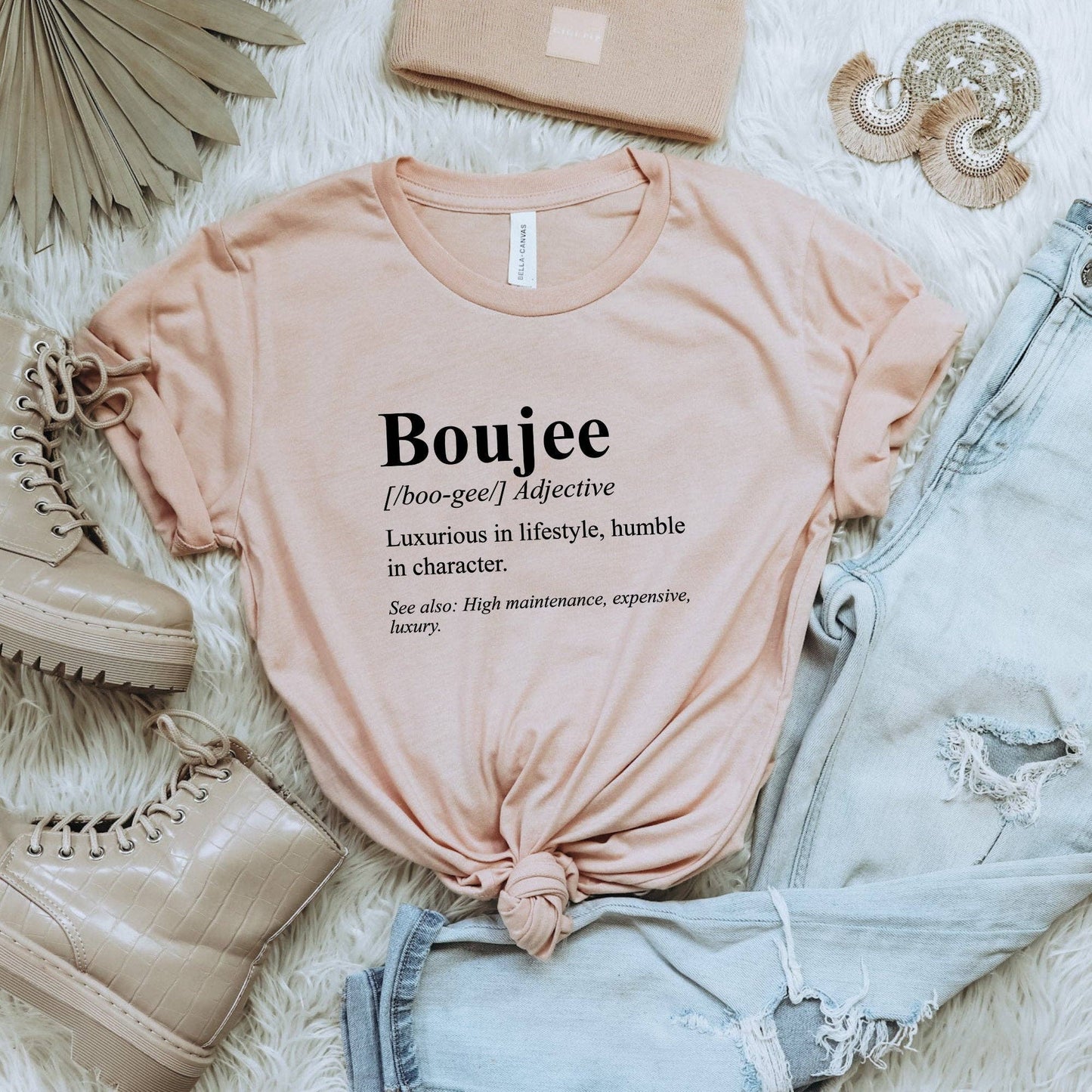 Boujee Defined Funny Graphic T-Shirt
