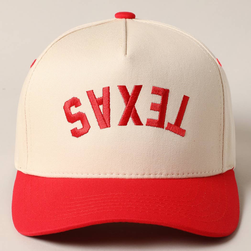 Fashion City - TEXAS- Upside Down Trucker Baseball Cap