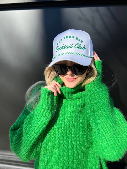 Social Statement - Par Then Bar Vintage Trucker Hat