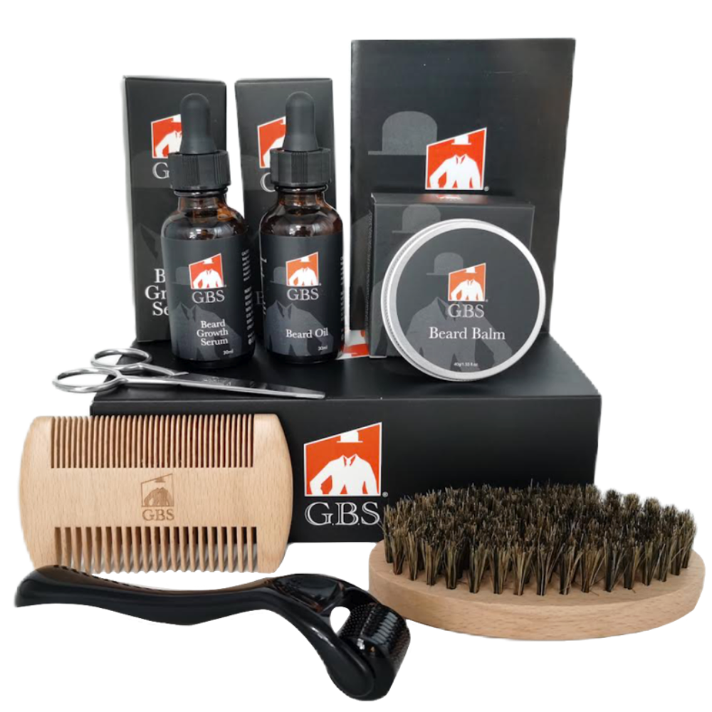 GENTS FINE GROOMING PRODUCTS - GBS Beard Growth Kit