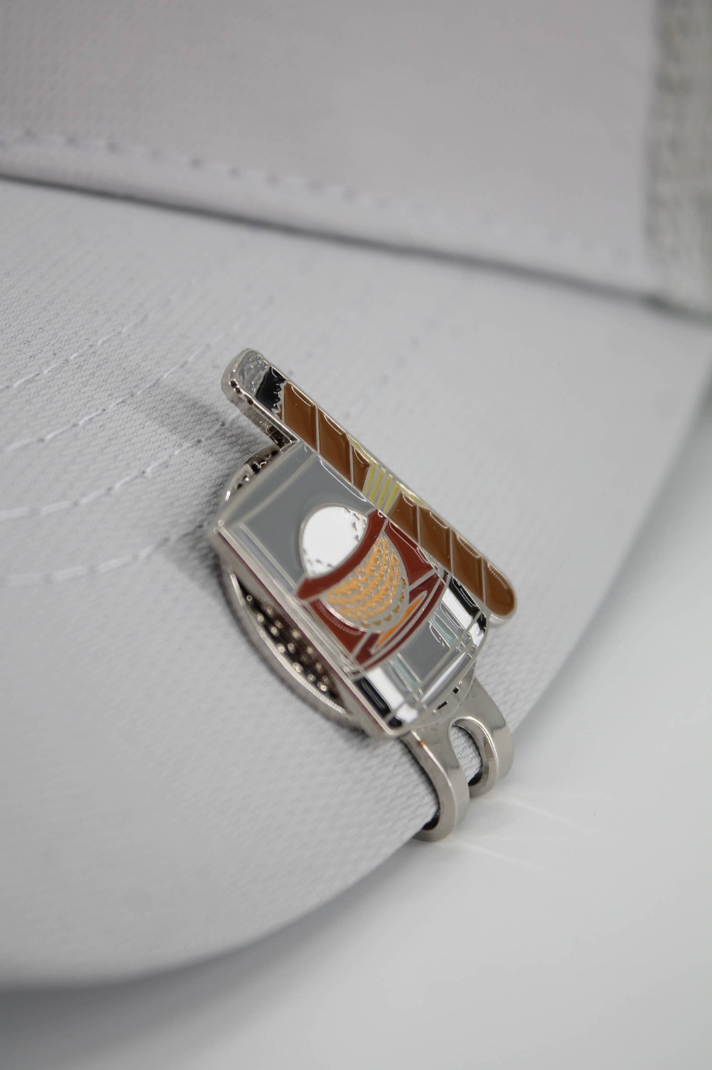 Whiskey Cigar Golf Ball Marker + Magnetic Hat Clip