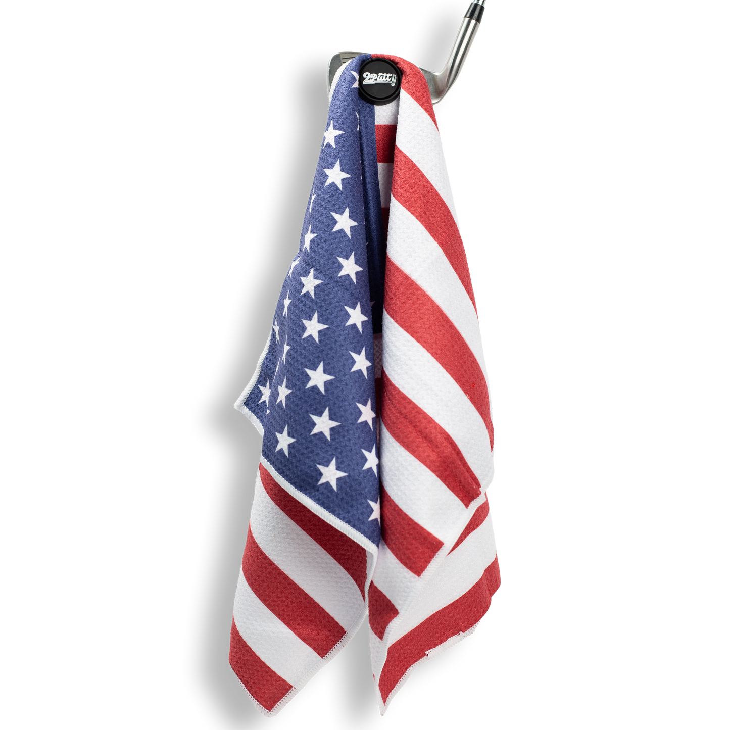 2Putt - American Flag Magnet Golf Towel