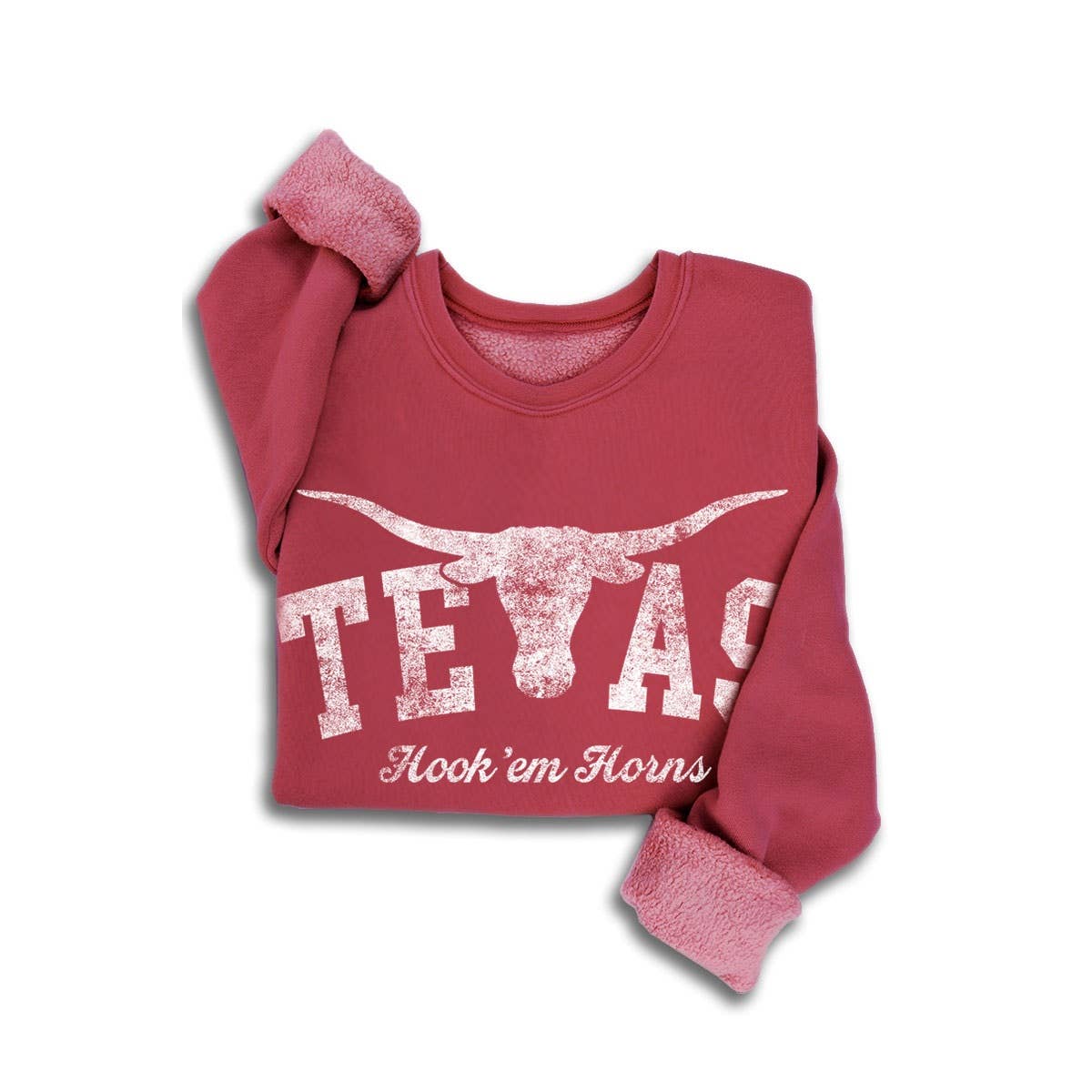 TEXAS HOOK EM HORNS MINERAL SWEATSHIRTS