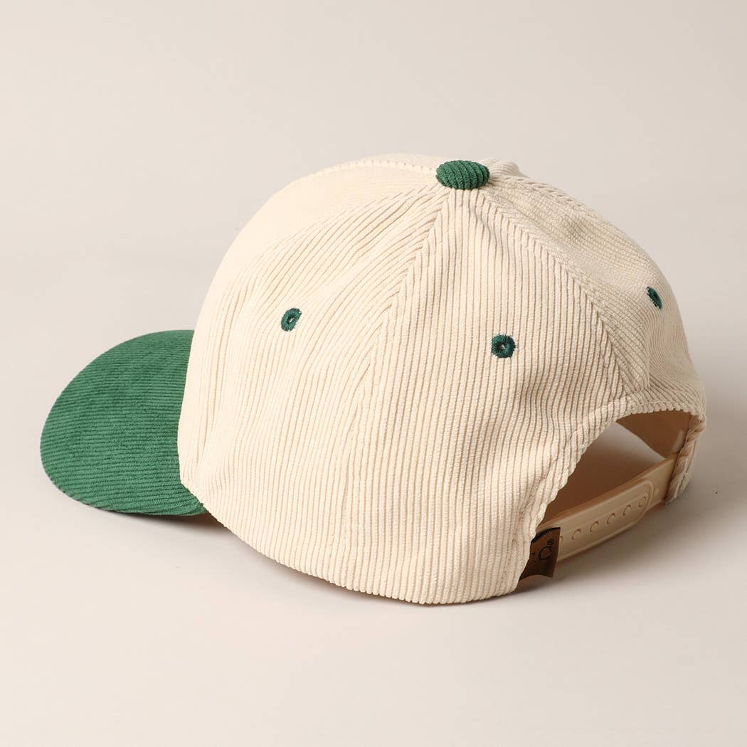 Fashion City - Fuck Off Corduroy Trucker Baseball Cap