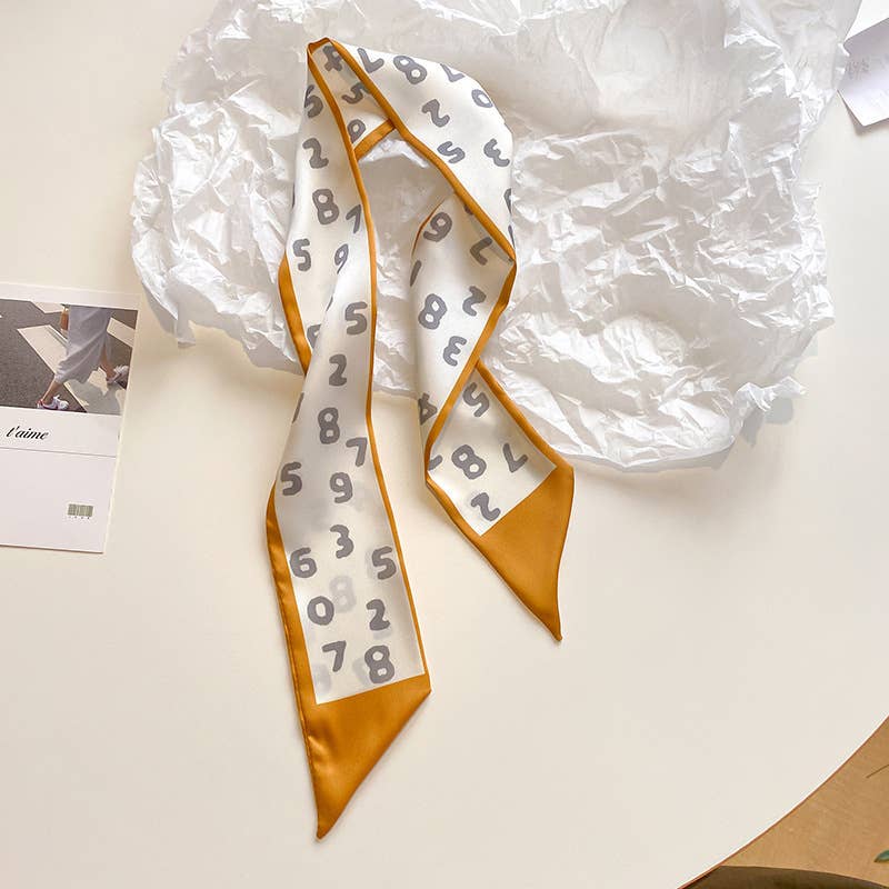 MKS America - Yellow-Toned Multifunctional Decorative Scarf Headband