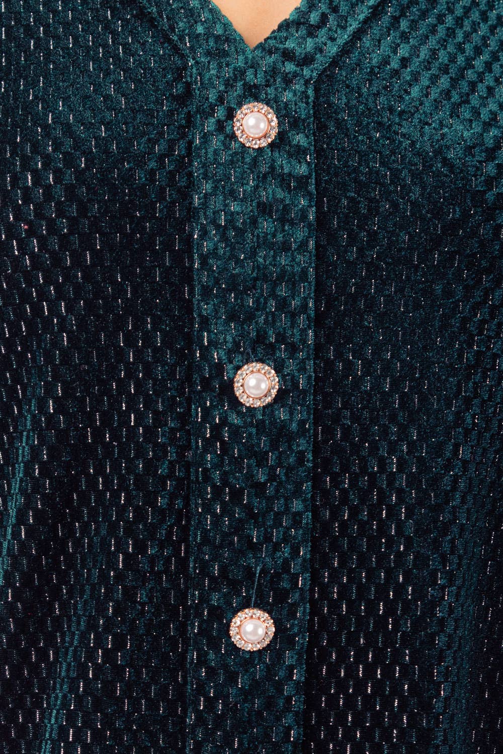 VERY J - ND31003-Tiered Textured Woven Holiday Velvet Mini Dress