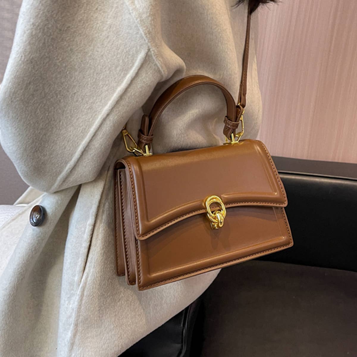 ACCITY - HIGH-END ARMPIT HANDBAG SHOULDER BAG_CWAB1546