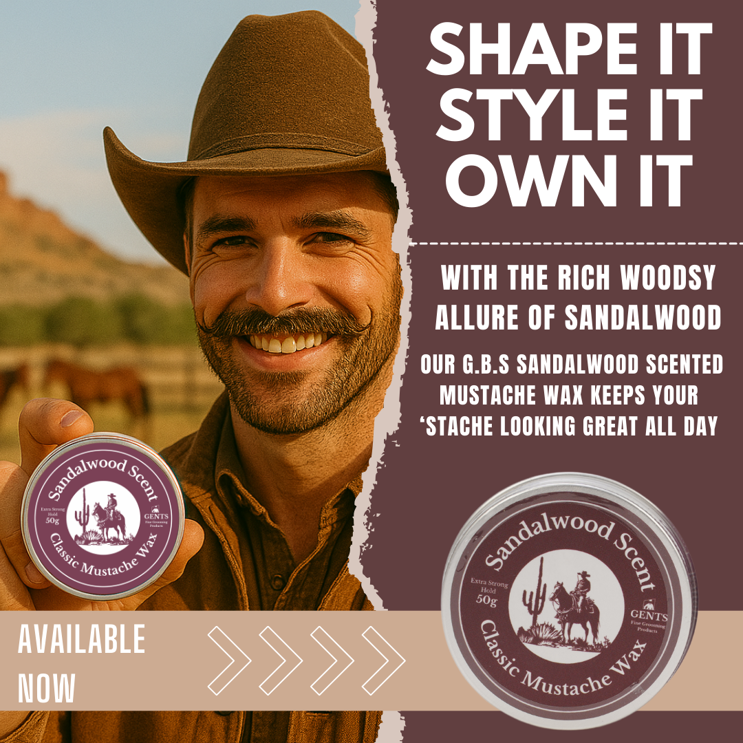 GENTS FINE GROOMING PRODUCTS - Gents Mustache Wax – Strong Hold