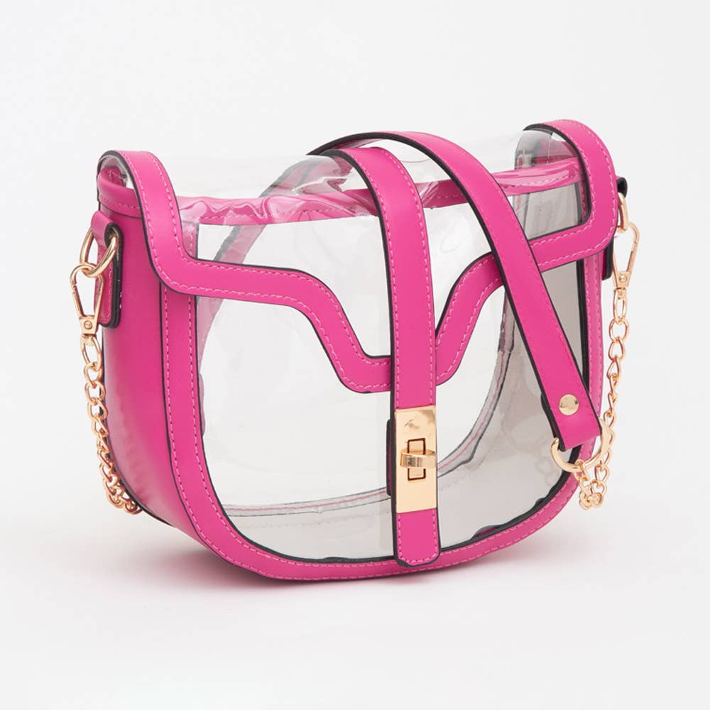 Sensibling Corp. - Clear Transparent Saddle Bag