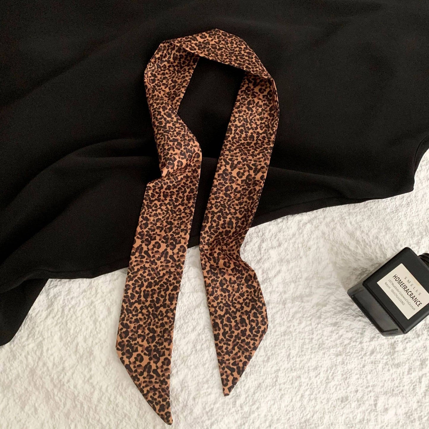 MKS America - Leopard Polka Dot Scarf – Vintage Tie, Women's Hair Tie