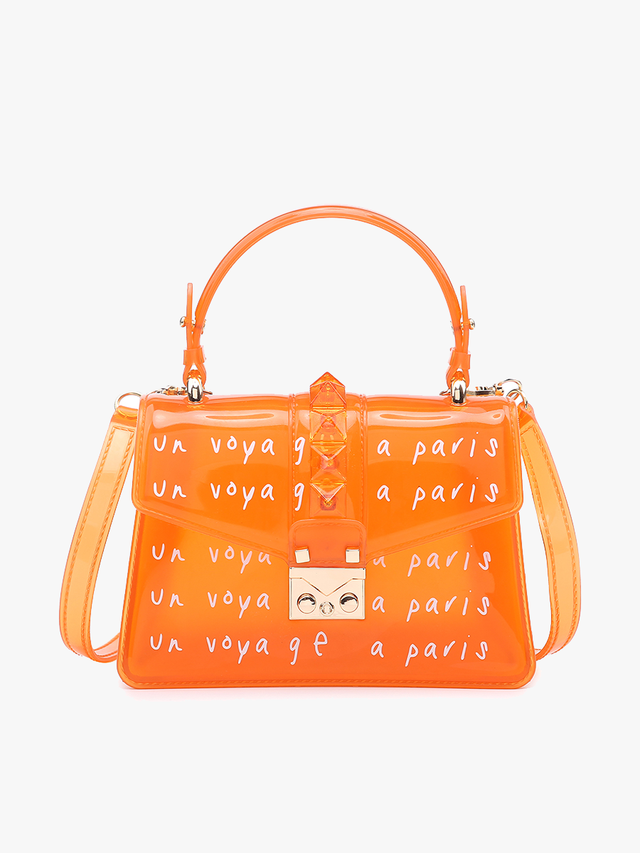 Jen & Co. - PP2037 Translucent Satchel/Crossbody