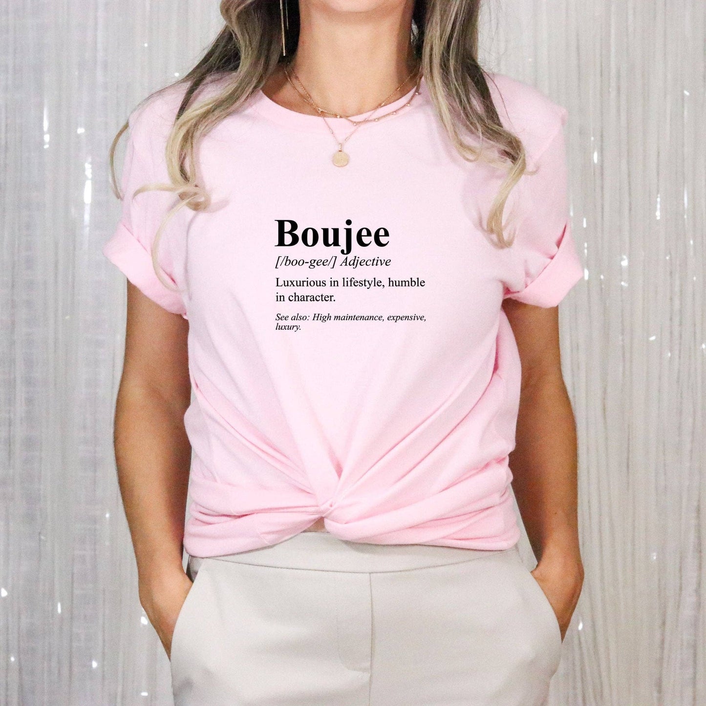 Boujee Defined Funny Graphic T-Shirt
