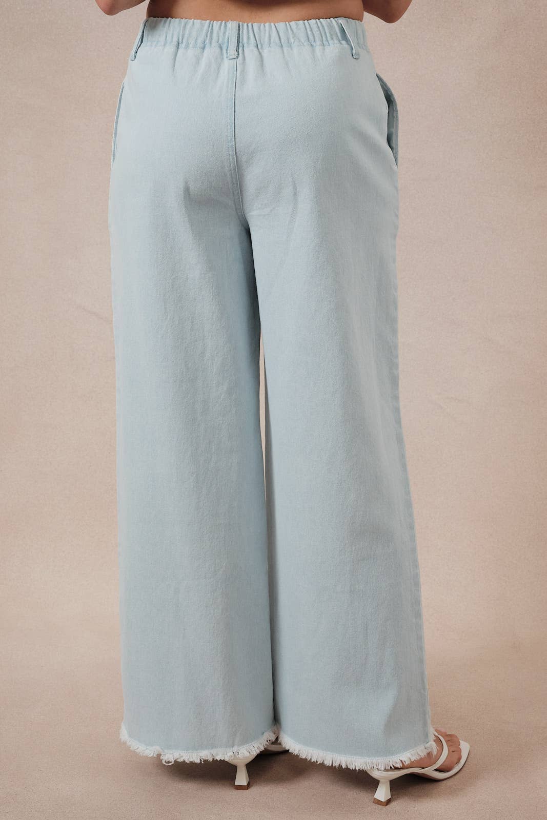 Sunday Edition - TWILL WASHED WIDE PANTS