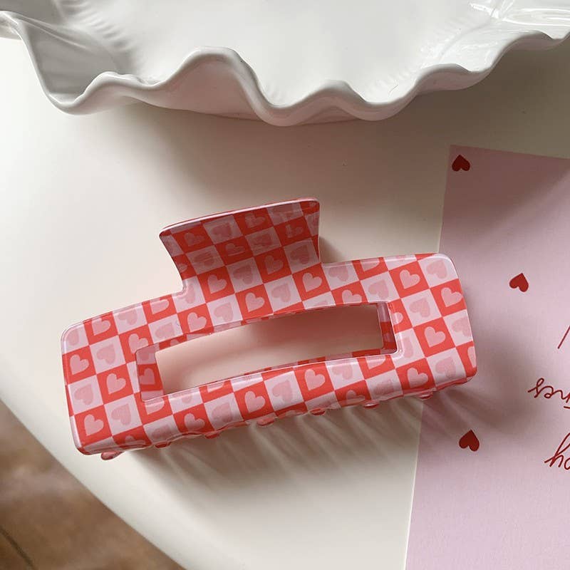 Valentine's Claw Clips