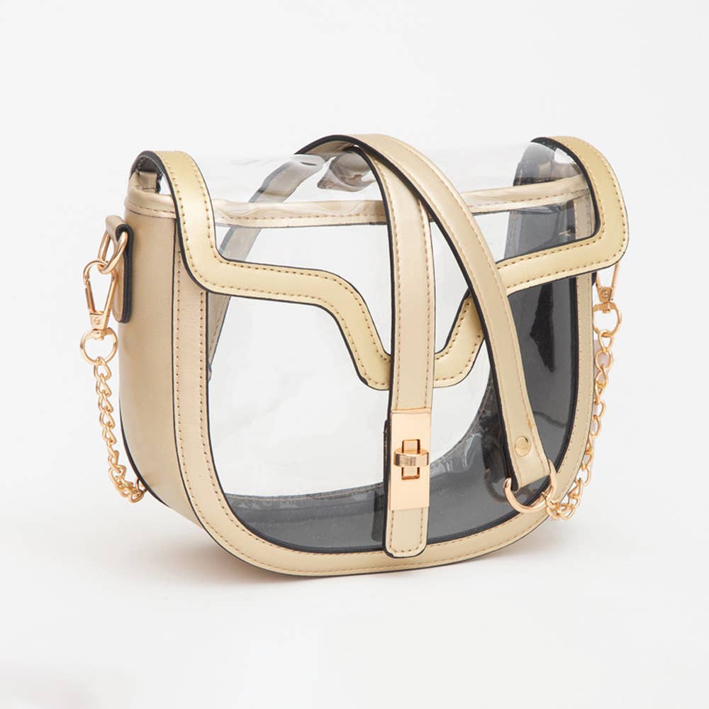 Sensibling Corp. - Clear Transparent Saddle Bag