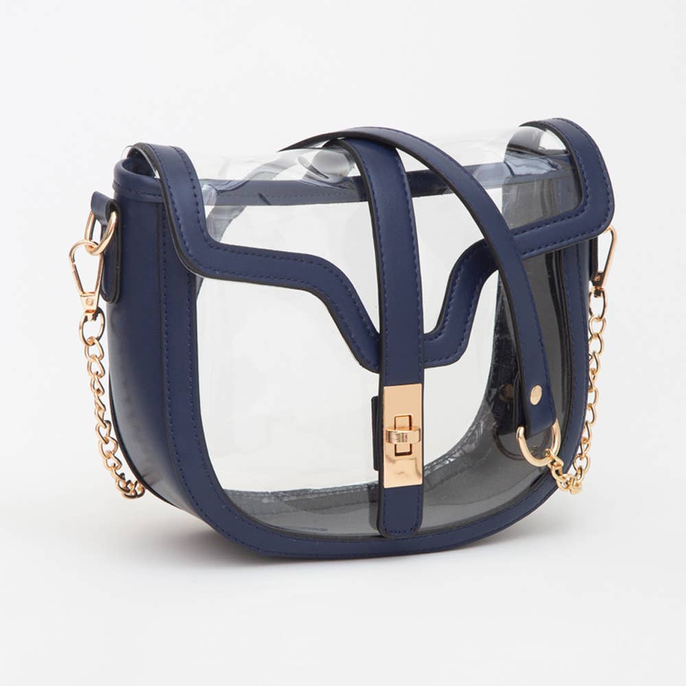 Sensibling Corp. - Clear Transparent Saddle Bag