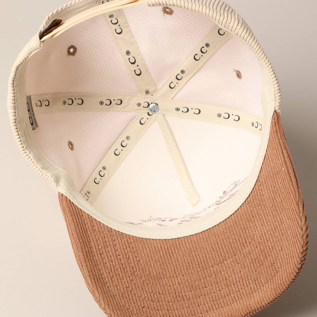 Fashion City - Sounds like Bullshit Corduroy Trucker Baseball Cap