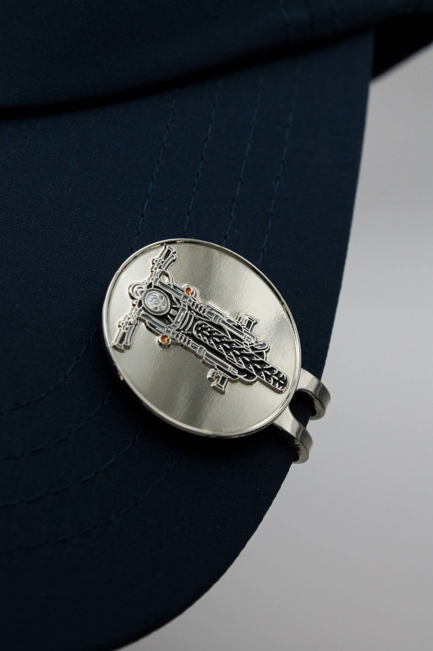 Motorcycle Golf Ball Marker + Magnetic Hat Clip