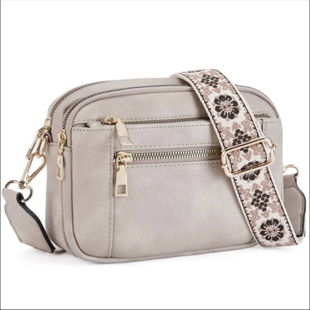 Wholesalesir - Multi Functional Zipper Crossbody Bag