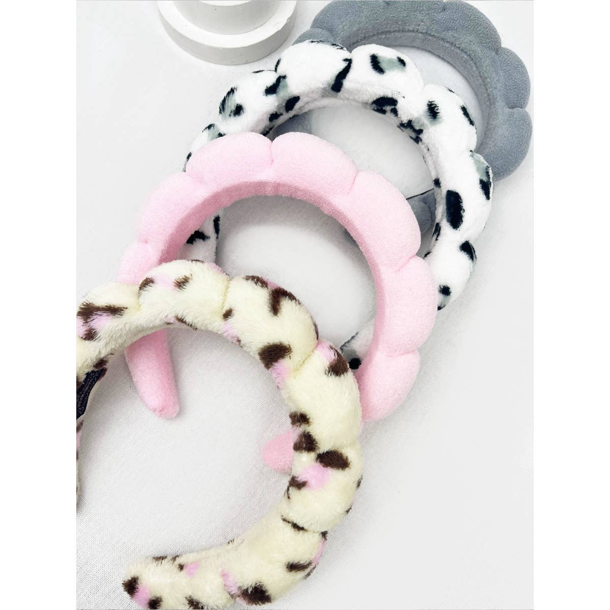 Love and Repeat - Leopard and Solid Mix of Spa Headband