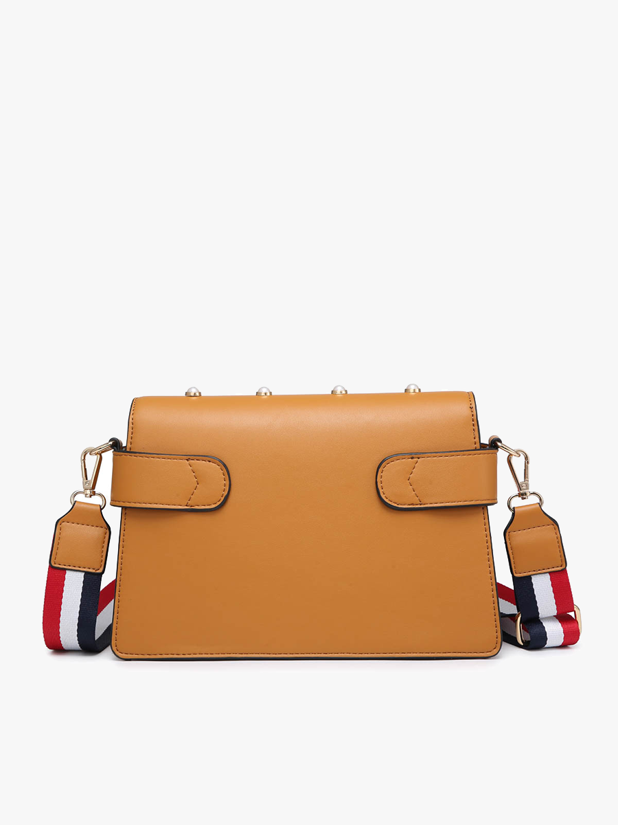 Jen & Co. - PP2047 Jillian Jeweled Bee Crossbody