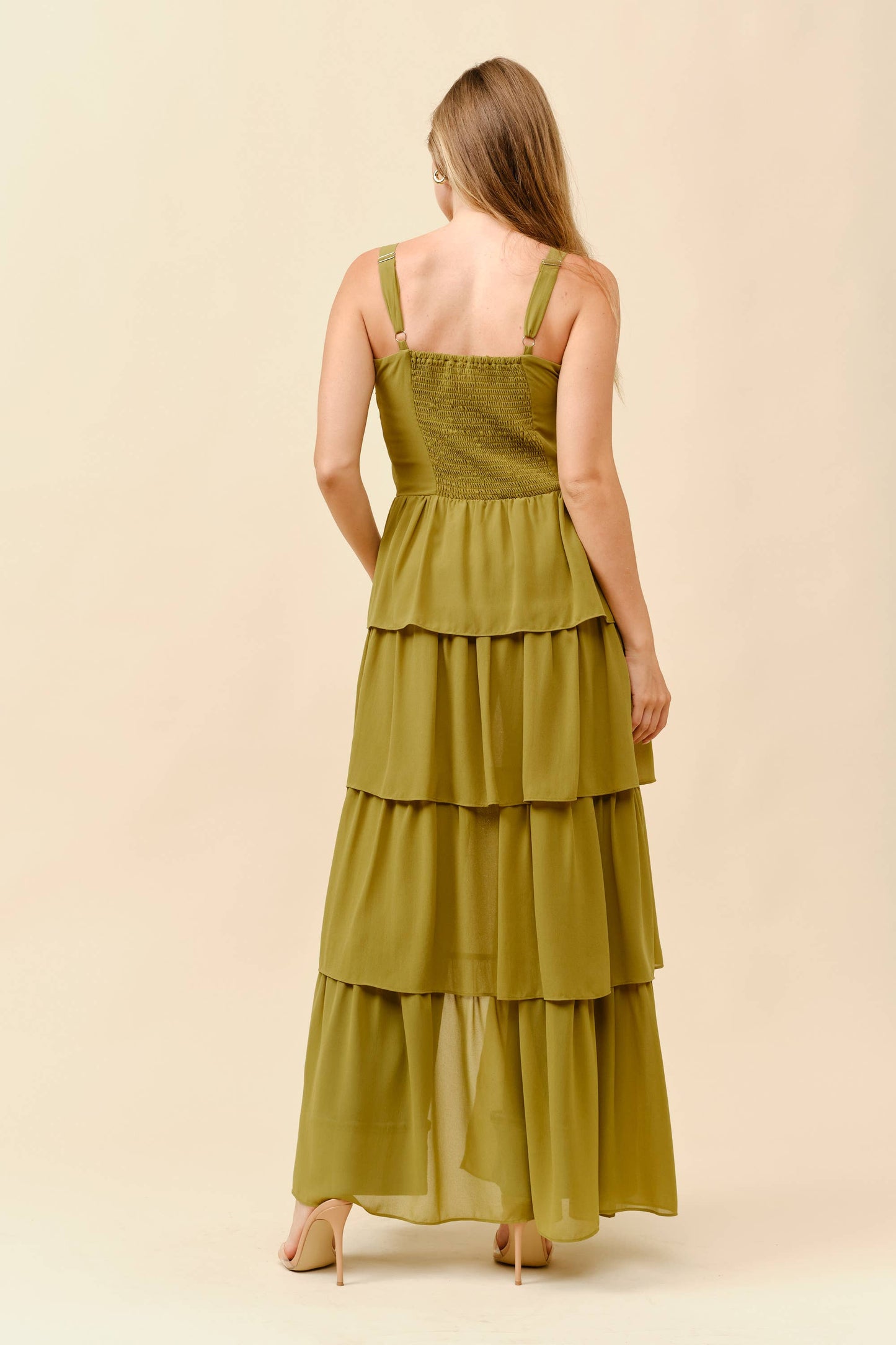 Tea & Cup - Tiered boho maxi corset top
