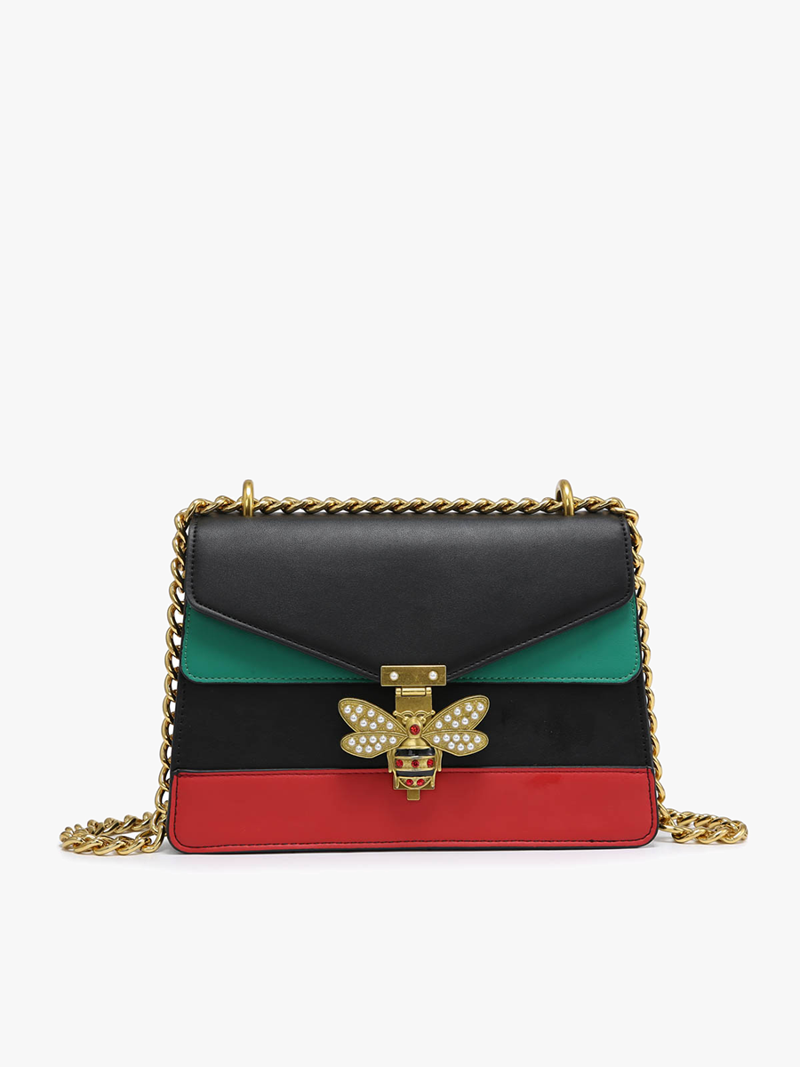 Jen & Co. - PP2051 Keri Jeweled Bee Crossbody