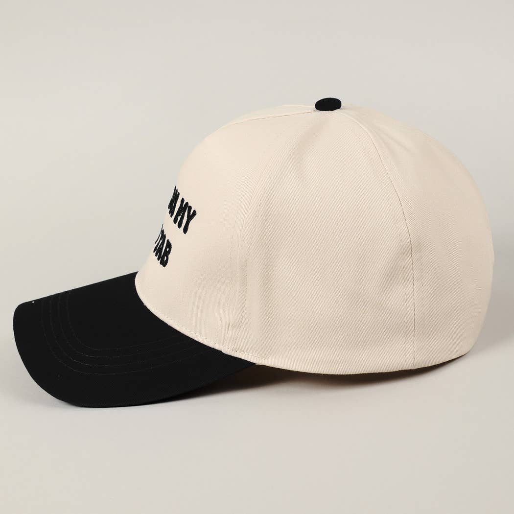 Fashion City - Put It On My Dad's Tab Embroidery Two-Tone Hat