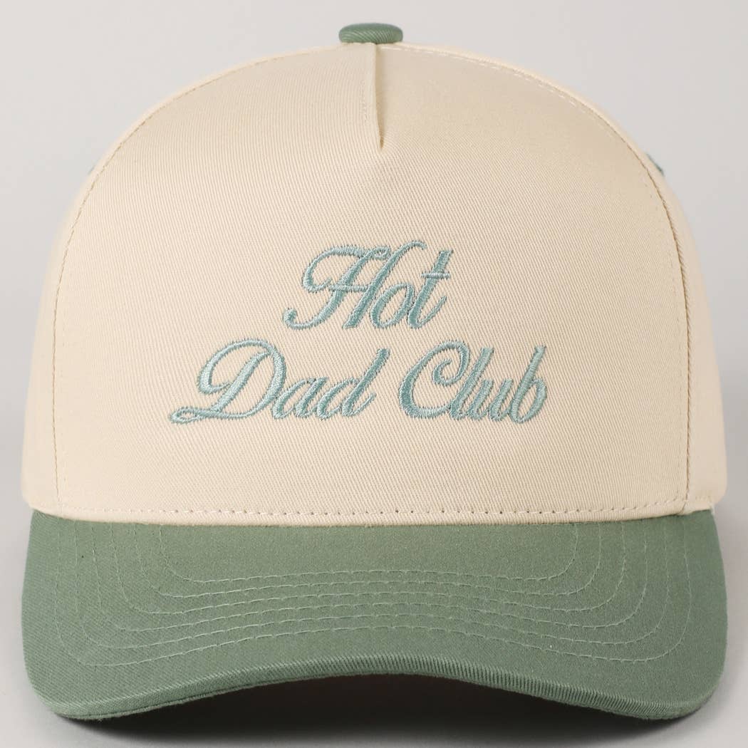 Fashion City - Hot Dad Club Lettering Embroidery Trucker Hat
