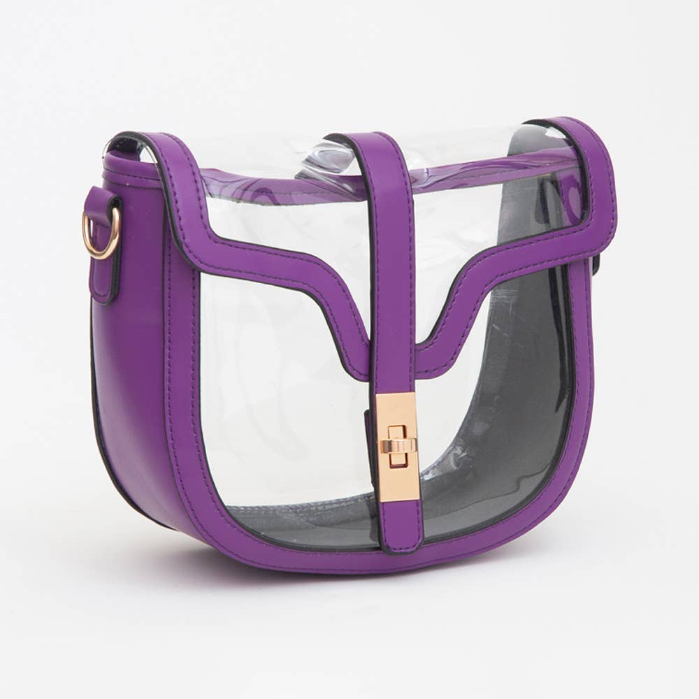 Sensibling Corp. - Clear Transparent Saddle Bag