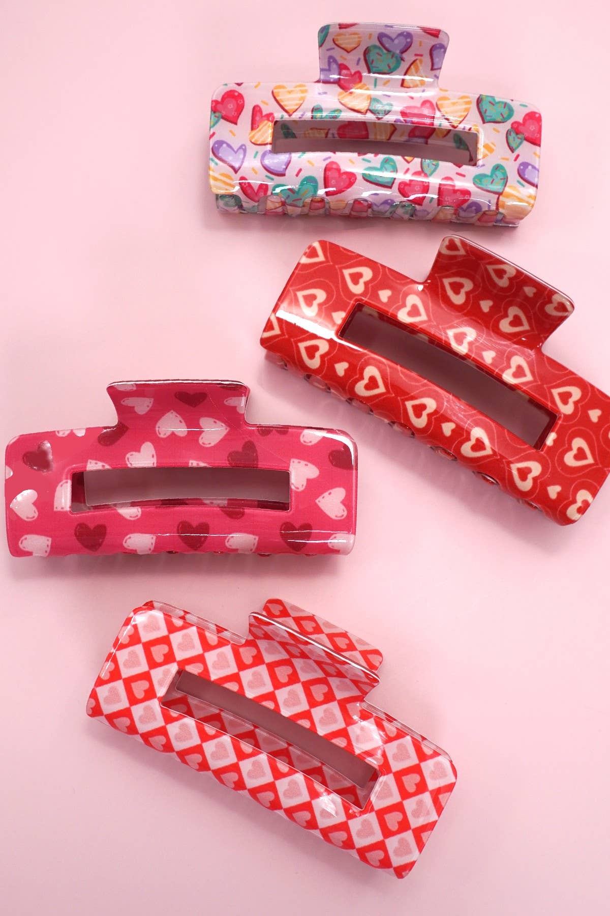 Valentine's Claw Clips