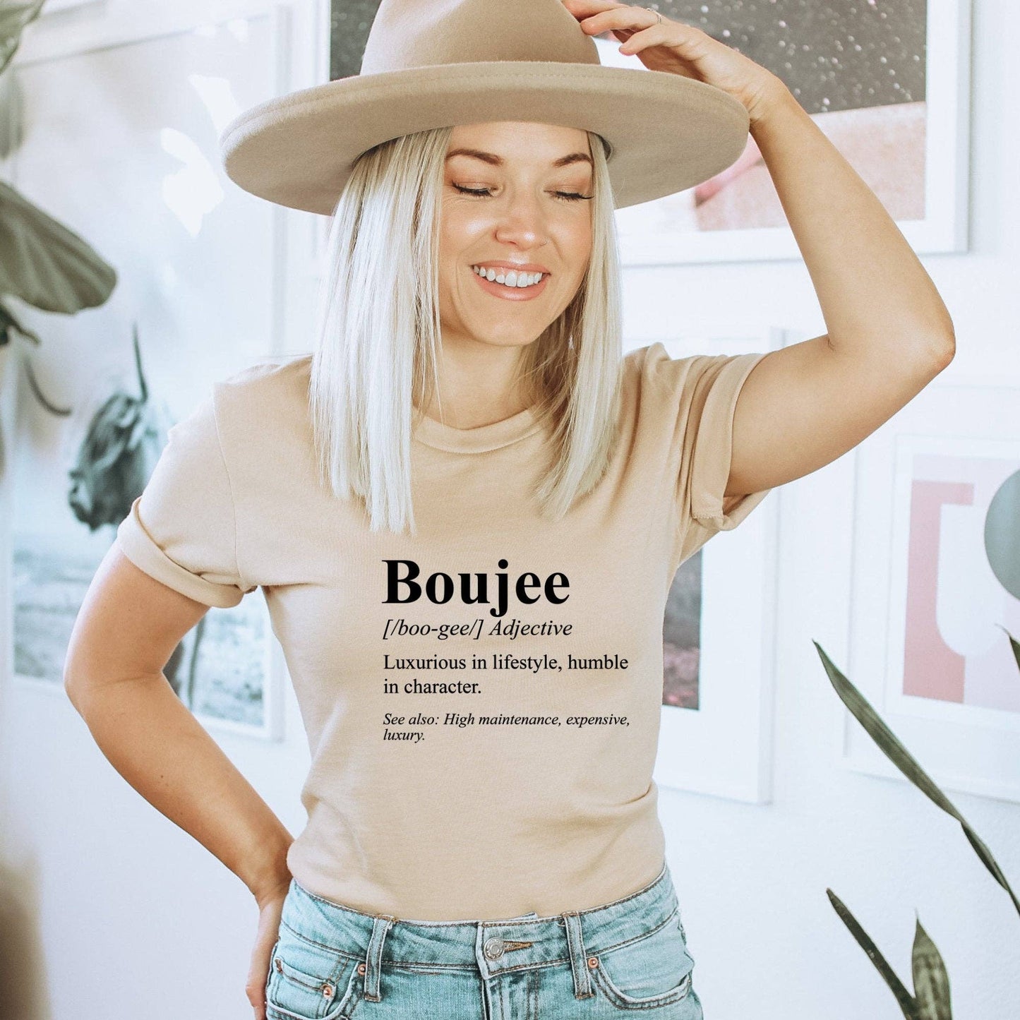 Boujee Defined Funny Graphic T-Shirt
