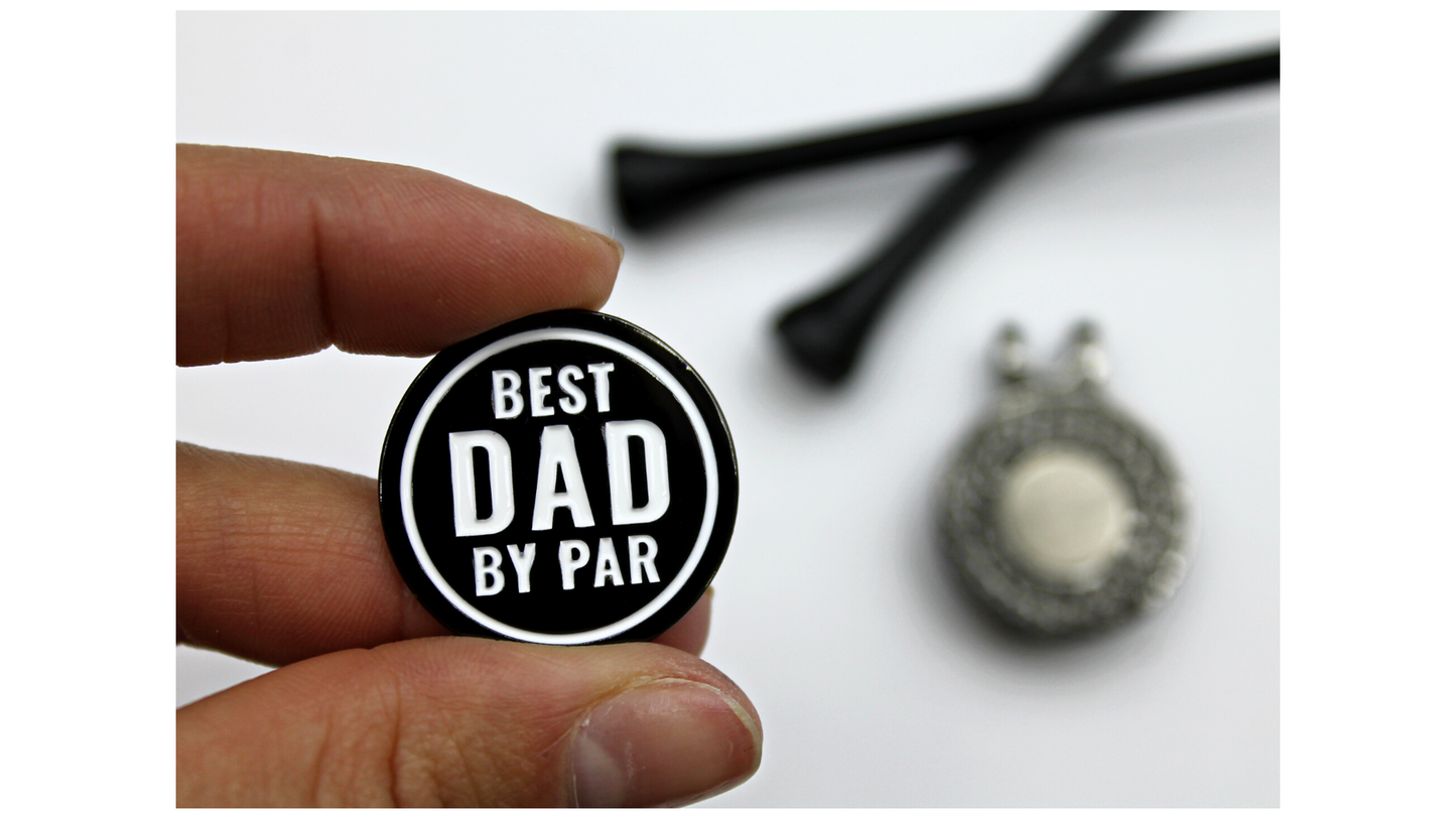 BEST DAD BY PAR BALL MARKER