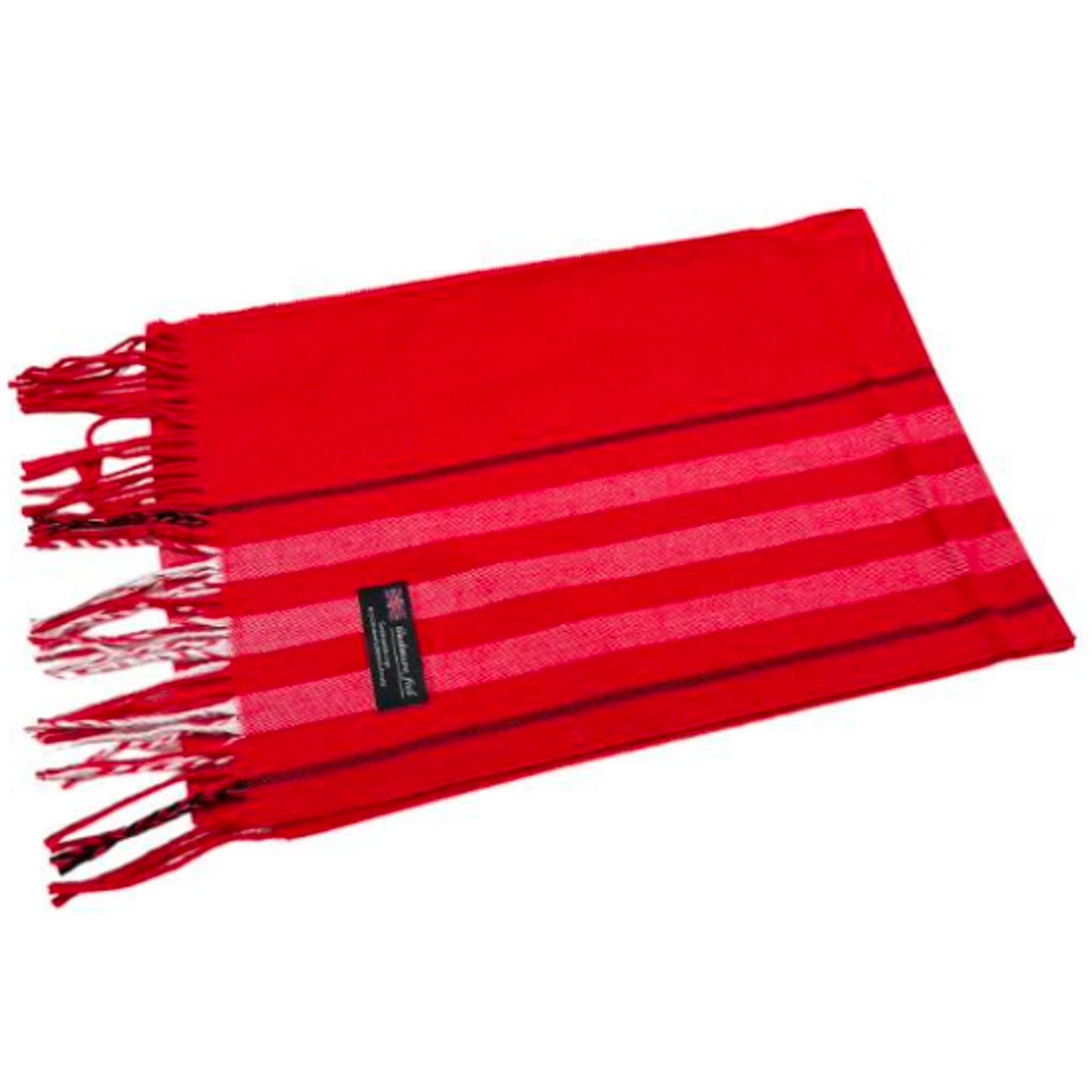 JOIA ACCESSORIES - RED STRIPE SCARF, JPK 90127