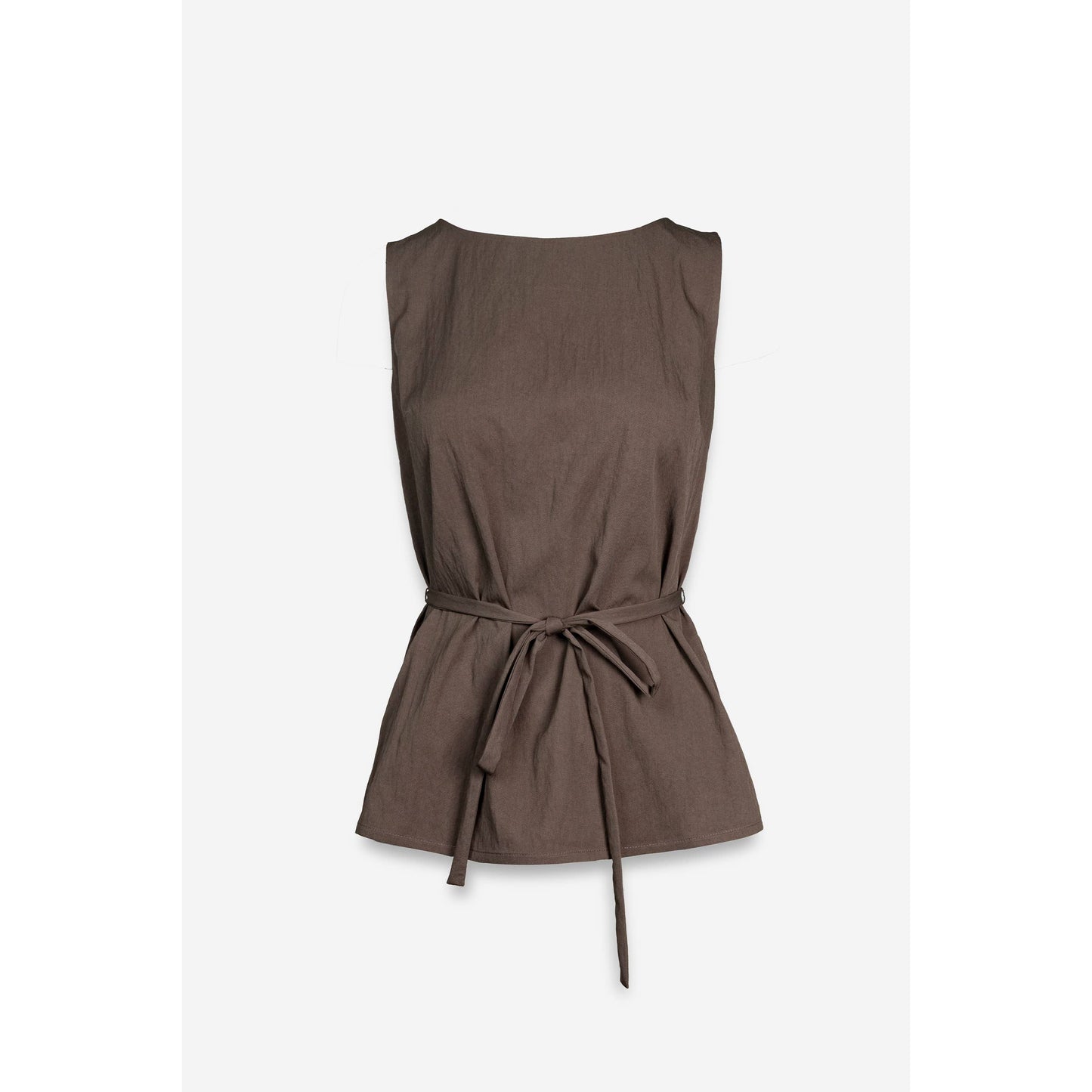Sleeveless Cinched Tunic Top