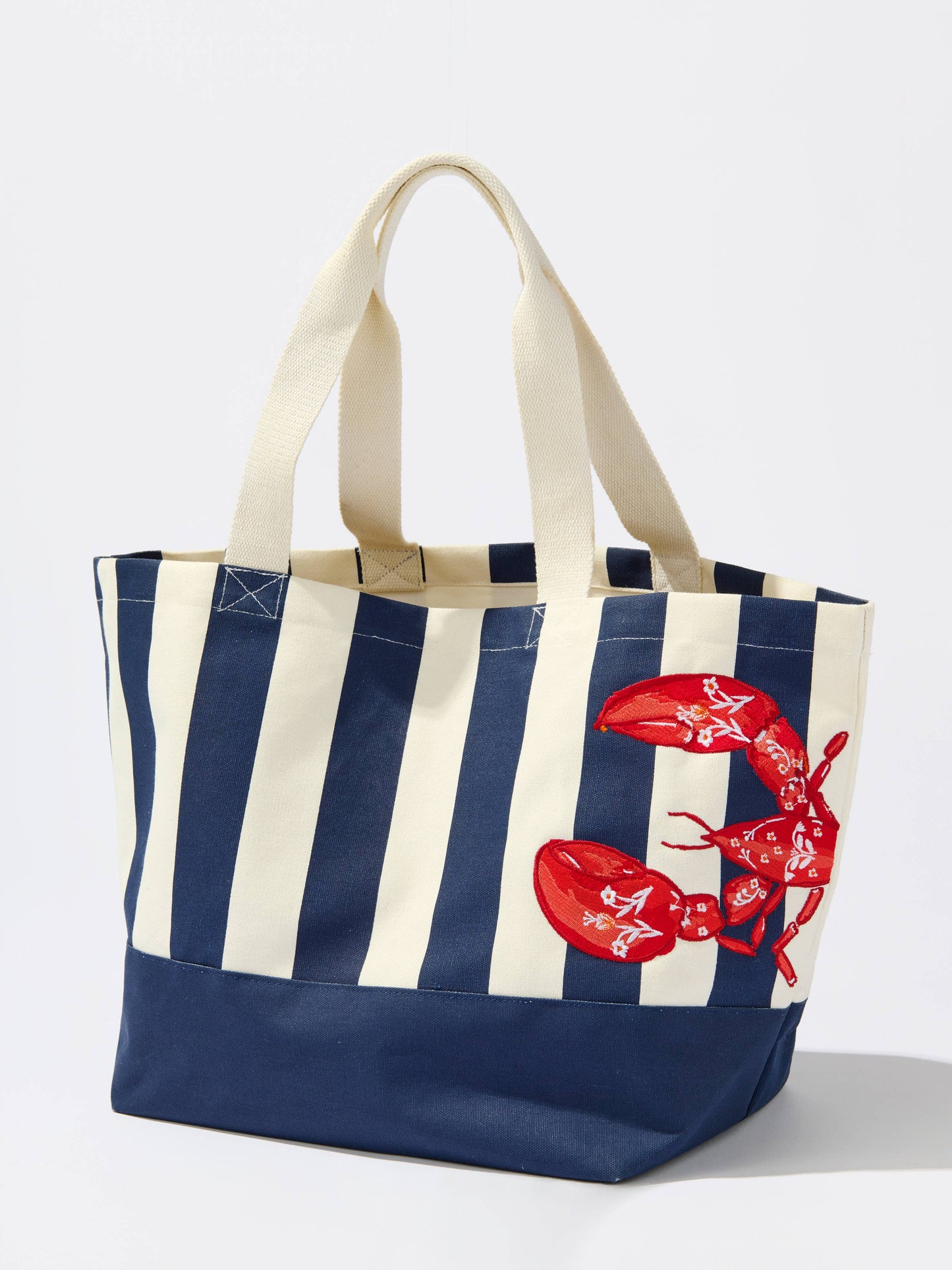 Shiraleah - LOBSTER STRIPED TOTE,NAVY