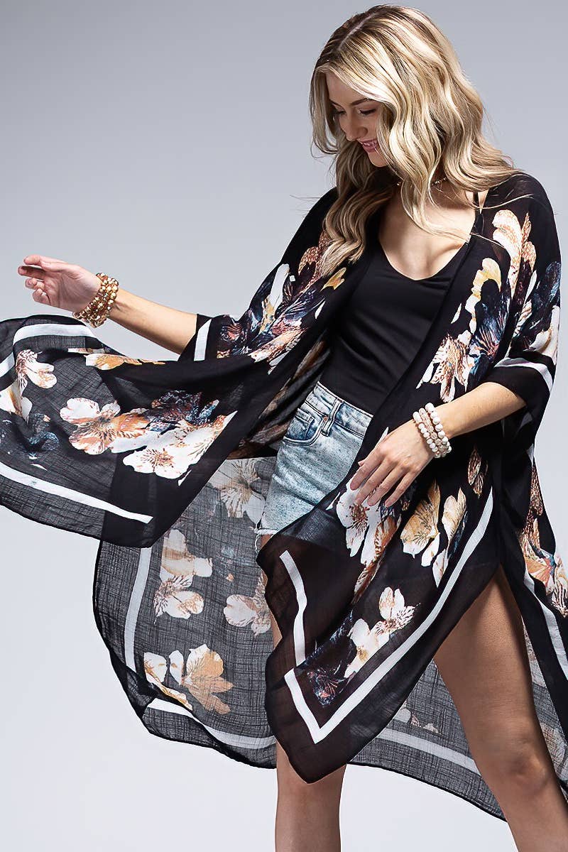 Urbanista - Flower Print Kimono
